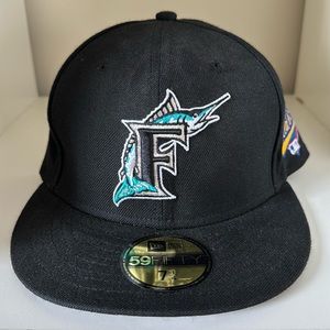 Florida Marlins New Era Baseball Cap Hat Size 7-1/4